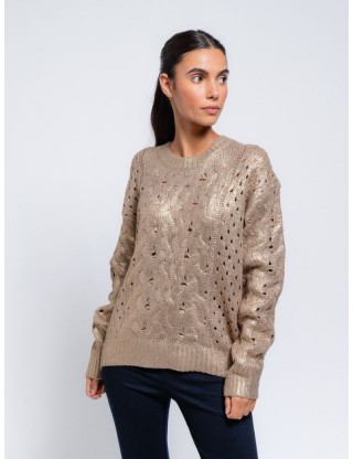 Jersey   ochos con cuello redondo dorado SMF - Lola Lolica
