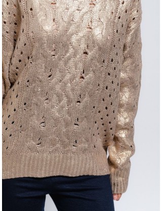 Jersey   ochos con cuello redondo dorado SMF - Lola Lolica