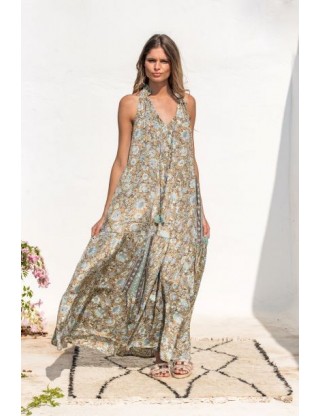 Vestido Sofia Largo Turquesa PITI CUITI - Lola Lolica