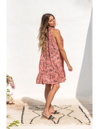 Vestido Sofia Coral Corto Boho Piti Cuiti PITI CUITI - Lola Lolica