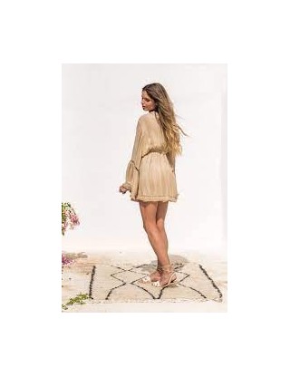 Túnica Beige Boho Piti Cuiti PITI CUITI - Lola Lolica