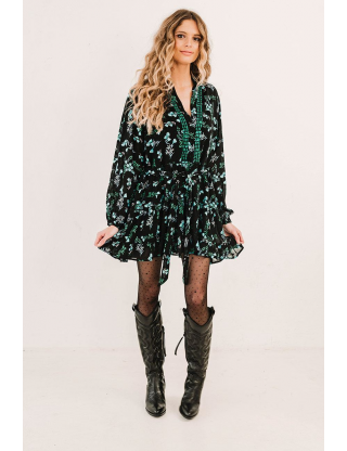 Vestido Corto Jolie Aqua Boho Piti Cuiti PITI CUITI - Lola Lolica