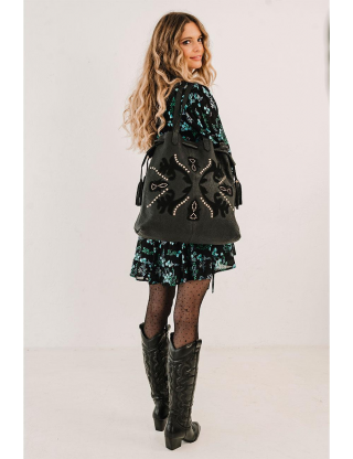 Vestido Corto Jolie Aqua Boho Piti Cuiti PITI CUITI - Lola Lolica