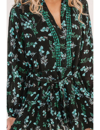 Vestido Corto Jolie Aqua Boho Piti Cuiti PITI CUITI - Lola Lolica