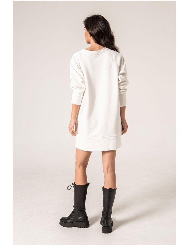 Vestido Sport Oversize Blanco Masavi MASAVI - Lola Lolica