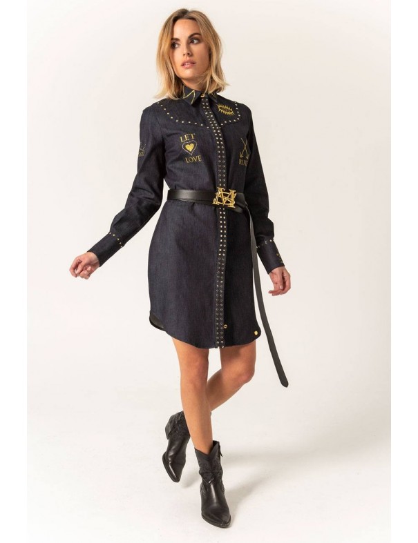 Vestido Camisero Vaquero Masavi MASAVI - Lola Lolica