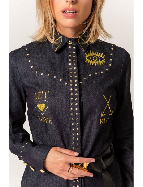 Vestido Camisero Vaquero Masavi MASAVI - Lola Lolica