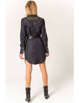 Vestido Camisero Vaquero Masavi MASAVI - Lola Lolica