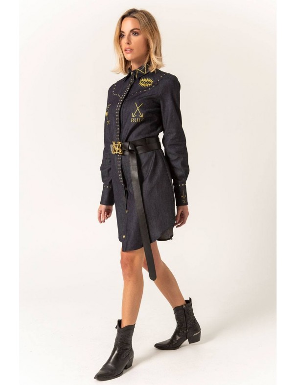 Vestido Camisero Vaquero Masavi MASAVI - Lola Lolica