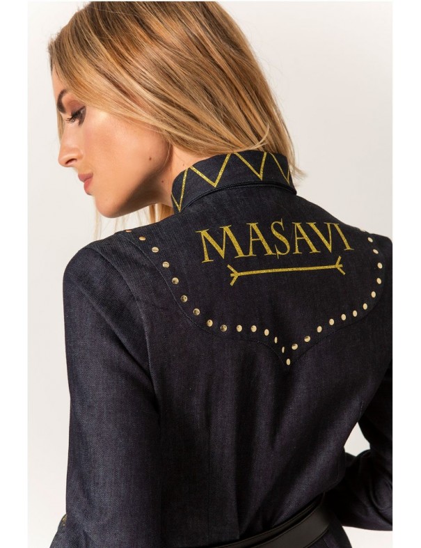 Vestido Camisero Vaquero Masavi MASAVI - Lola Lolica