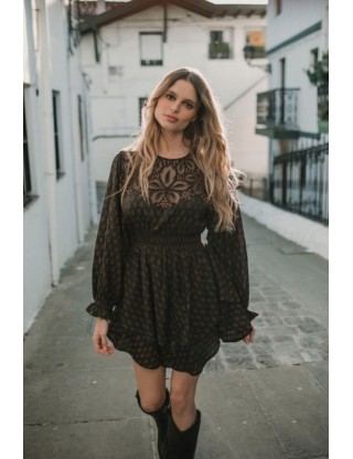 Vestido Aina Marrón Boho Piti Cuiti PITI CUITI - Lola Lolica