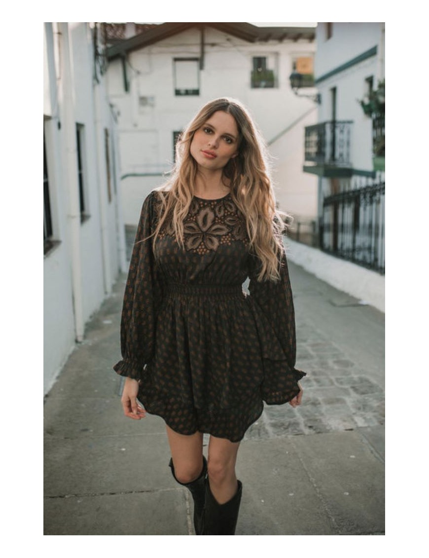 Vestido Aina Marrón Boho Piti Cuiti PITI CUITI - Lola Lolica