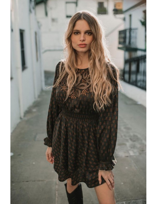 Vestido Aina Marrón Boho Piti Cuiti PITI CUITI - Lola Lolica