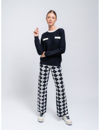 Pantalón Diamantes jacquard SMF SMF - Lola Lolica