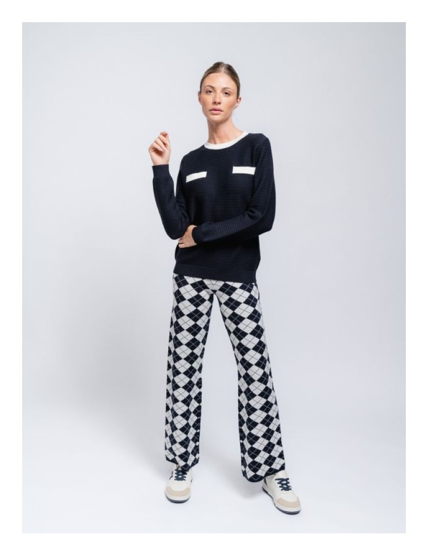 Pantalón Diamantes jacquard SMF SMF - Lola Lolica